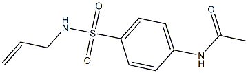 N-{4-[(allylamino)sulfonyl]phenyl}acetamide Structure