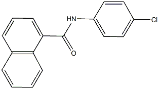 N-(4-chlorophenyl)-1-naphthamide Structure