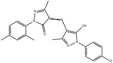 1015914-95-0 4-{[1-(4-chlorophenyl)-5-hydroxy-3-methyl-1H-pyrazol-4-yl]methylene}-2-(2,4-dimethylphenyl)-5-methyl-2,4-dihydro-3H-pyrazol-3-one