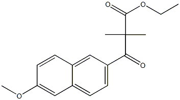 ethyl 3-(6-methoxy-2-naphthyl)-2,2-dimethyl-3-oxopropanoate|