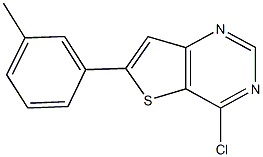 4-chloro-6-(3-methylphenyl)thieno[3,2-d]pyrimidine|