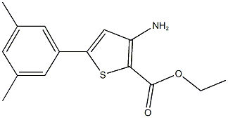 ethyl 3-amino-5-(3,5-dimethylphenyl)-2-thiophenecarboxylate Structure