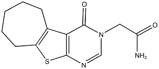 2-(4-oxo-6,7,8,9-tetrahydro-4H-cyclohepta[4,5]thieno[2,3-d]pyrimidin-3(5H)-yl)acetamide|