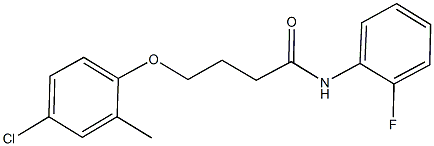 101906-68-7 4-(4-chloro-2-methylphenoxy)-N-(2-fluorophenyl)butanamide