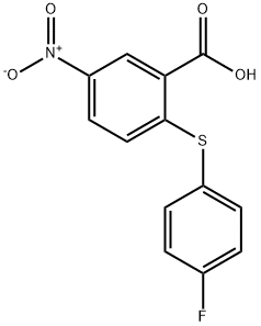 2-[(4-fluorophenyl)sulfanyl]-5-nitrobenzoic acid Structure