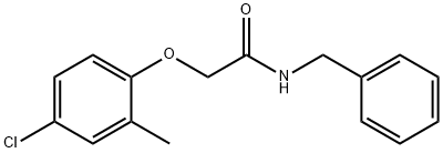 N-benzyl-2-(4-chloro-2-methylphenoxy)acetamide Structure