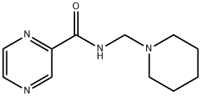 N-(1-piperidinylmethyl)-2-pyrazinecarboxamide|