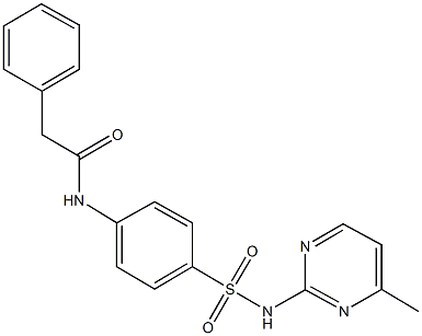 N-(4-{[(4-methyl-2-pyrimidinyl)amino]sulfonyl}phenyl)-2-phenylacetamide,102017-63-0,结构式