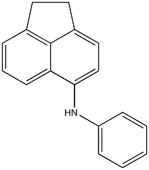 N-(1,2-dihydro-5-acenaphthylenyl)-N-phenylamine 结构式