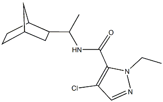 1022471-68-6 N-(1-bicyclo[2.2.1]hept-2-ylethyl)-4-chloro-1-ethyl-1H-pyrazole-5-carboxamide