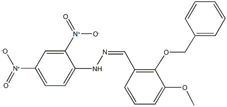102477-42-9 2-(benzyloxy)-3-methoxybenzaldehyde {2,4-bisnitrophenyl}hydrazone