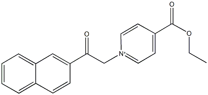 4-(ethoxycarbonyl)-1-[2-(2-naphthyl)-2-oxoethyl]pyridinium,1025217-05-3,结构式