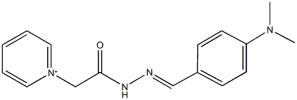 1-(2-{2-[4-(dimethylamino)benzylidene]hydrazino}-2-oxoethyl)pyridinium|