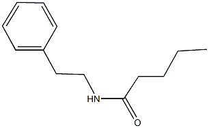 N-(2-phenylethyl)pentanamide Structure