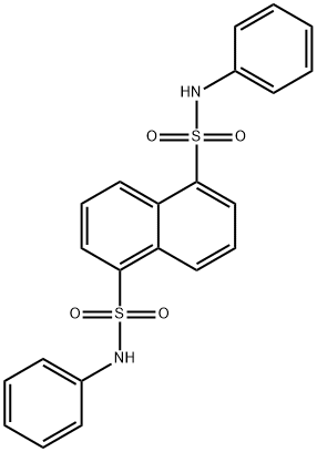 N~1~,N~5~-diphenyl-1,5-naphthalenedisulfonamide,102704-74-5,结构式