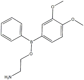 2-aminoethyl 3,4-dimethoxyphenyl(phenyl)borinate Structure