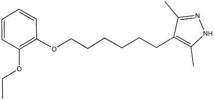 4-[6-(2-ethoxyphenoxy)hexyl]-3,5-dimethyl-1H-pyrazole|