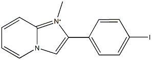 2-(4-iodophenyl)-1-methylimidazo[1,2-a]pyridin-1-ium,1027340-58-4,结构式