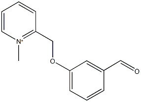 2-[(3-formylphenoxy)methyl]-1-methylpyridinium 化学構造式