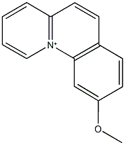 9-methoxypyrido[1,2-a]quinolinium 化学構造式