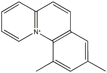 8,10-dimethylpyrido[1,2-a]quinolinium Structure