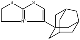 5-(1-adamantyl)-2,3-dihydro[1,3]thiazolo[2,3-b][1,3]thiazol-4-ium Structure