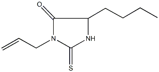 3-allyl-5-butyl-2-thioxoimidazolidin-4-one 结构式