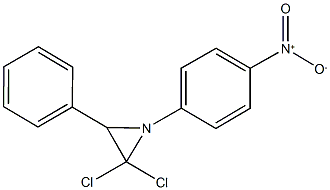 2,2-dichloro-1-{4-nitrophenyl}-3-phenylaziridine,10295-38-2,结构式