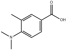 4-(dimethylamino)-3-methylbenzoic acid 结构式