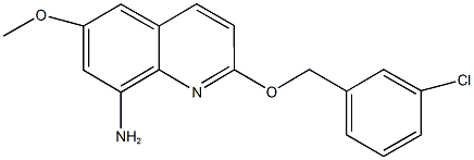 103243-86-3 2-[(3-chlorobenzyl)oxy]-6-methoxy-8-quinolinylamine