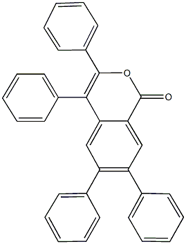 3,4,6,7-tetraphenyl-1H-isochromen-1-one,103265-45-8,结构式