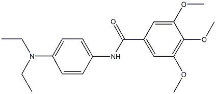 N-[4-(diethylamino)phenyl]-3,4,5-trimethoxybenzamide Structure