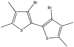 3,3'-dibromo-4,4',5,5'-tetramethyl-2,2'-bithiophene Structure