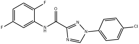 1-(4-chlorophenyl)-N-(2,5-difluorophenyl)-1H-1,2,4-triazole-3-carboxamide|