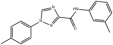 N-(3-methylphenyl)-1-(4-methylphenyl)-1H-1,2,4-triazole-3-carboxamide Structure