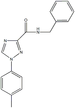 N-benzyl-1-(4-methylphenyl)-1H-1,2,4-triazole-3-carboxamide Structure