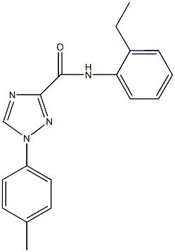 N-(2-ethylphenyl)-1-(4-methylphenyl)-1H-1,2,4-triazole-3-carboxamide|