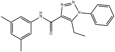 N-(3,5-dimethylphenyl)-5-ethyl-1-phenyl-1H-1,2,3-triazole-4-carboxamide Structure