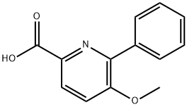 5-methoxy-6-phenyl-2-pyridinecarboxylic acid Structure