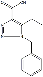 1-benzyl-5-ethyl-1H-1,2,3-triazole-4-carboxylic acid Structure