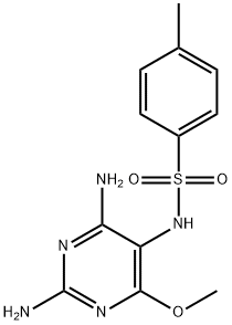 N-(2,4-diamino-6-methoxy-5-pyrimidinyl)-4-methylbenzenesulfonamide|