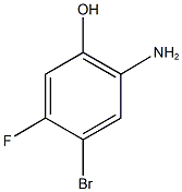 2-Amino-4-bromo-5-fluorophenol 化学構造式