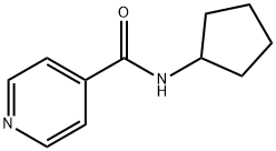 N-cyclopentylisonicotinamide 化学構造式