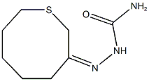 3-thiocanone semicarbazone Structure