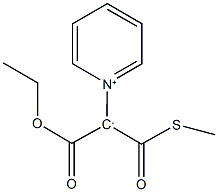 1-ethoxy-3-(methylsulfanyl)-3-pyridinio-1,3-dioxopropan-2-ide|