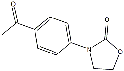 3-(4-acetylphenyl)-1,3-oxazolidin-2-one Structure