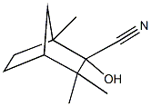 2-hydroxy-1,3,3-trimethylbicyclo[2.2.1]heptane-2-carbonitrile 结构式