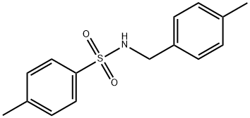 4-methyl-N-(4-methylbenzyl)benzenesulfonamide 结构式