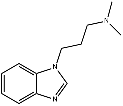 3-(1H-benzimidazol-1-yl)-N,N-dimethylpropan-1-amine 结构式