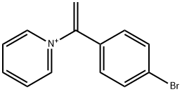 1-[1-(4-bromophenyl)vinyl]pyridinium Structure